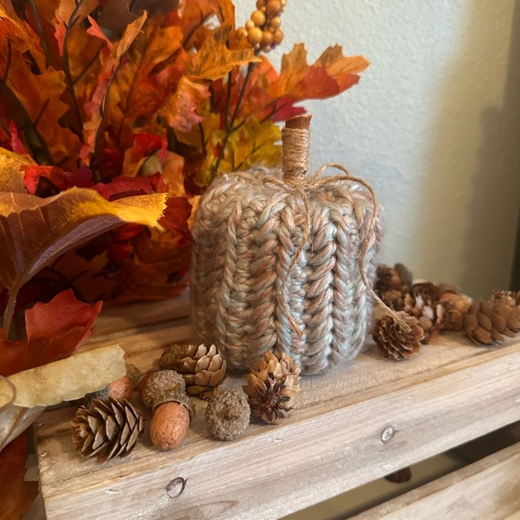 Mini Crocheted Pumpkin - Picture 3 of 4